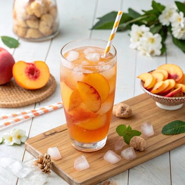 Peach & Ginger Chai 32 oz.