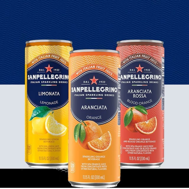 San Pellegrino can.