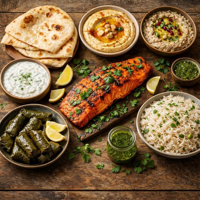 Tandoori Salmon Feast.