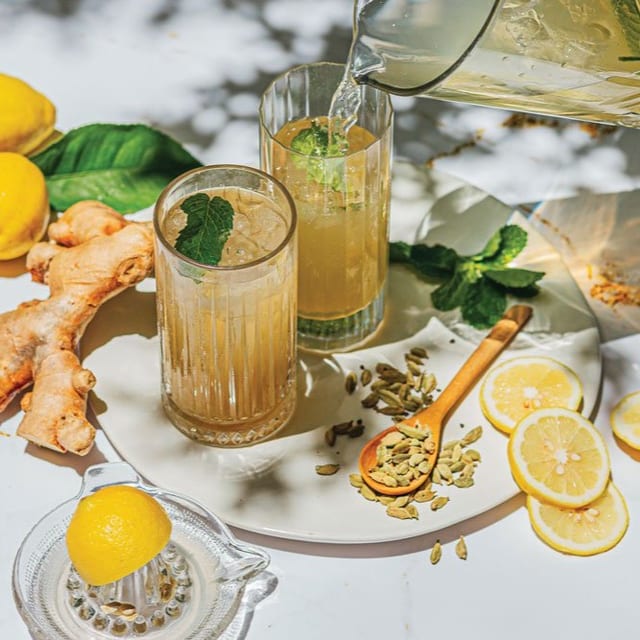 Cardamom and Ginger Lemonade 12oz.