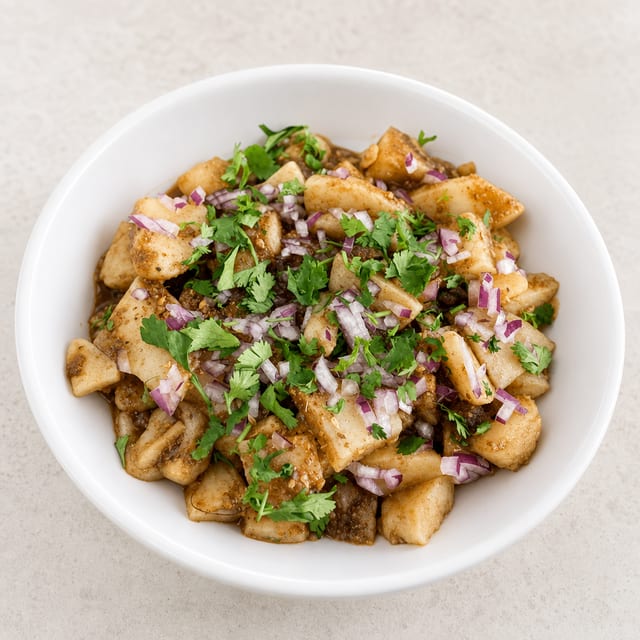 Aloo Chaat Side Tray.