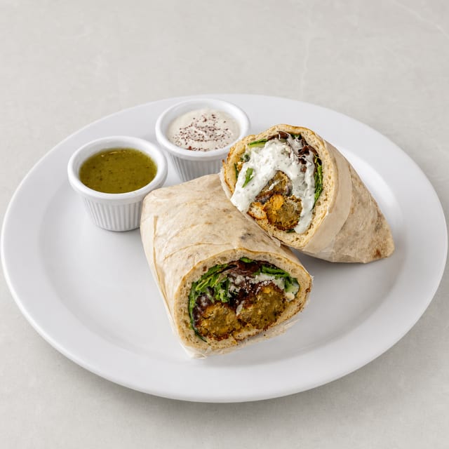 Samosa Chaat Wrap.