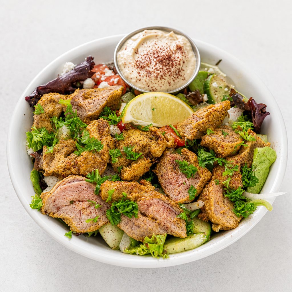 Greek Lamb salad.