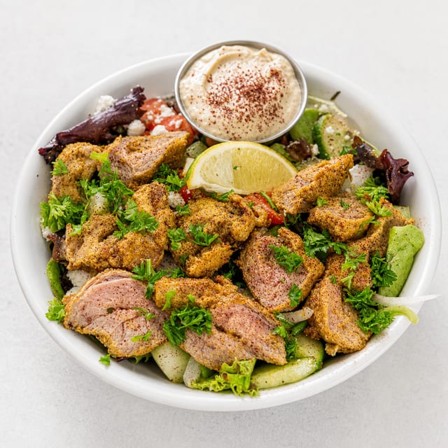 Greek Lamb salad.
