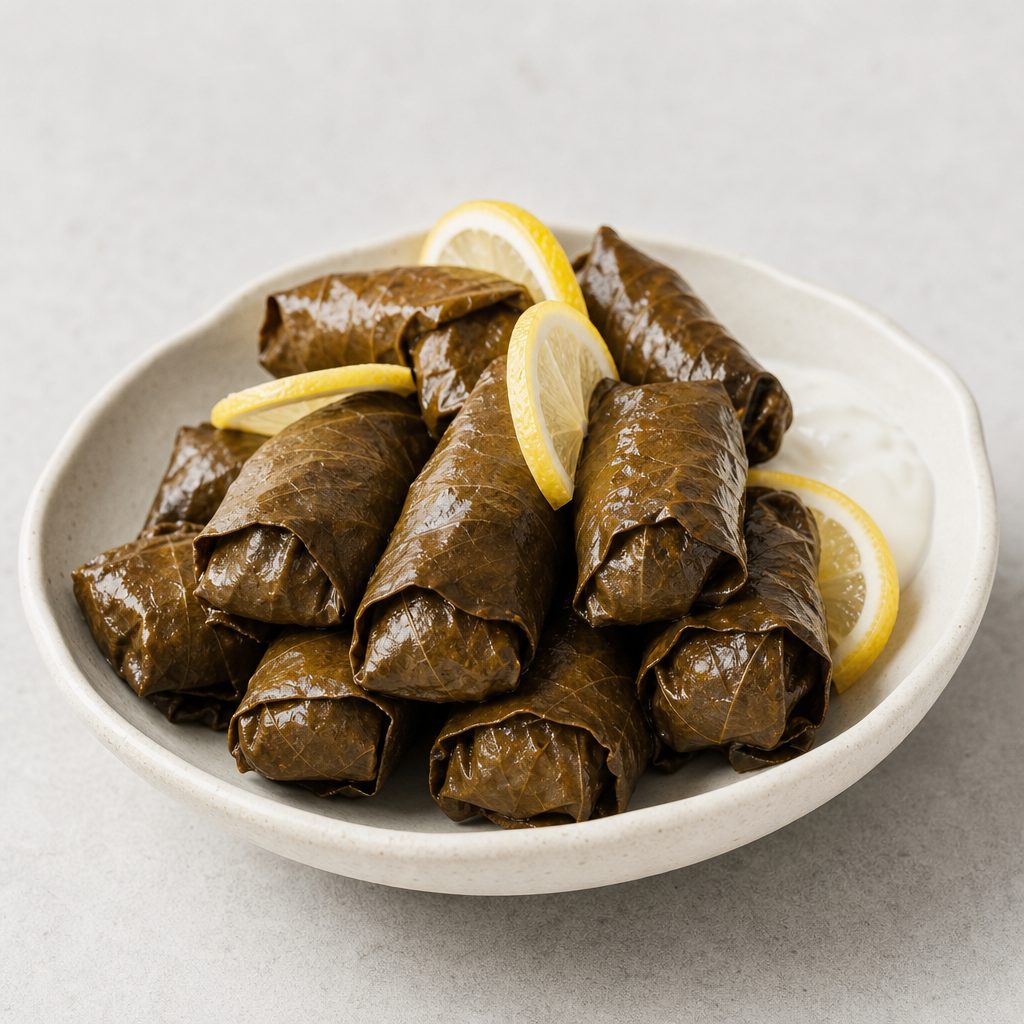 Side of Grape Leaves.