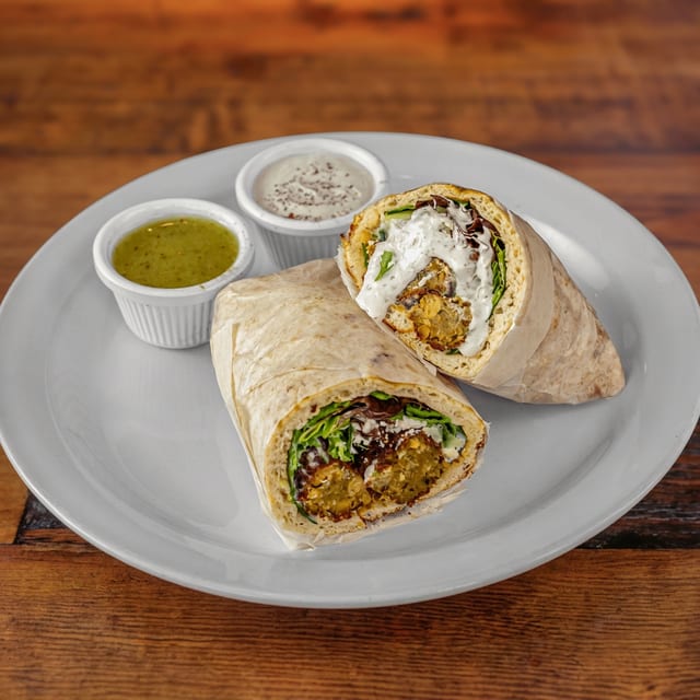 Samosa Chaat Wrap.