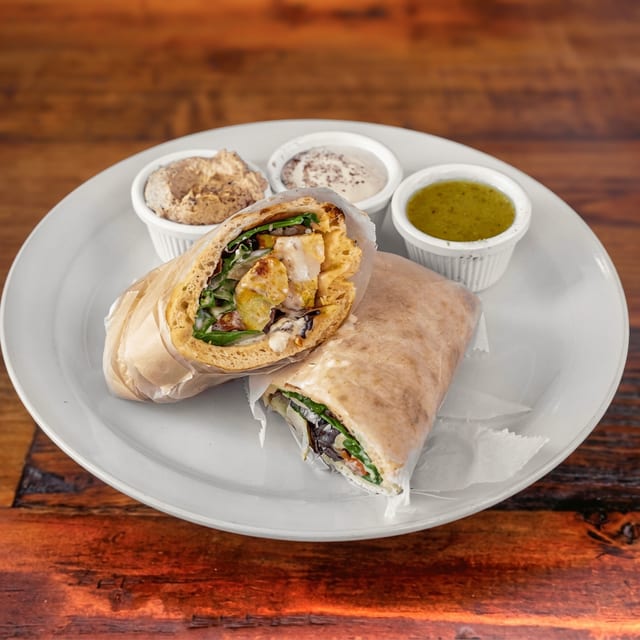 Chicken Shawarma Wrap.