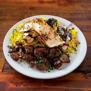 Lamb Kabob Platter